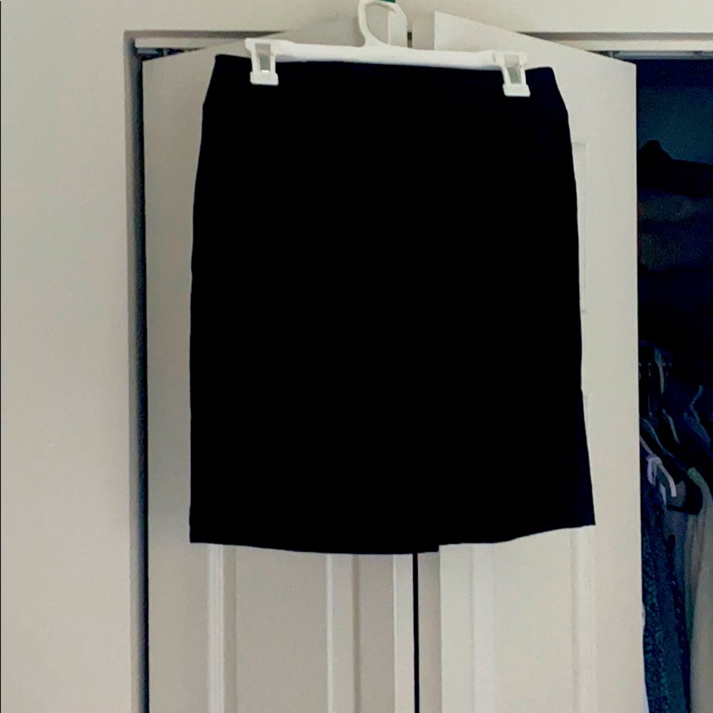 Black pencil skirt